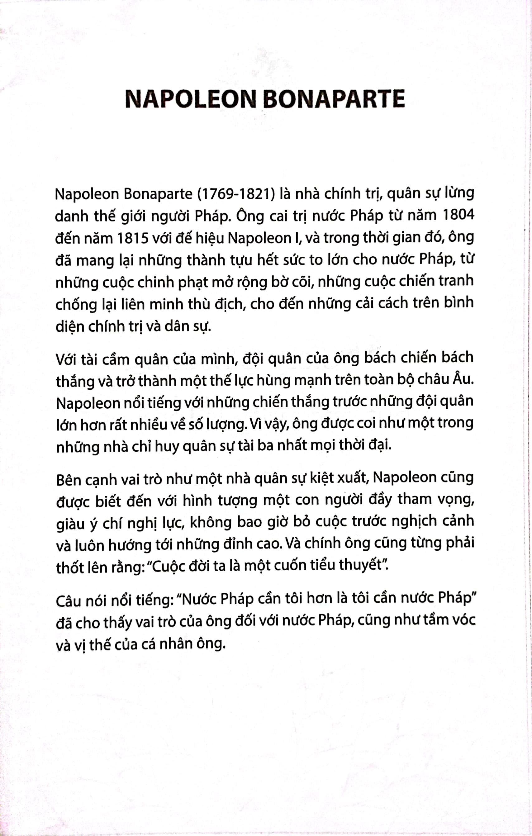 30s Napoleon Thay Đổi Bạn Mỗi Ngày