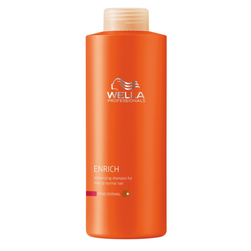 Dầu gội tăng cường dưỡng chất cho tóc khô mảnh Wella Professionals Enrich Moisturizing Shampoo for Dry and Damaged Hair 1000ml