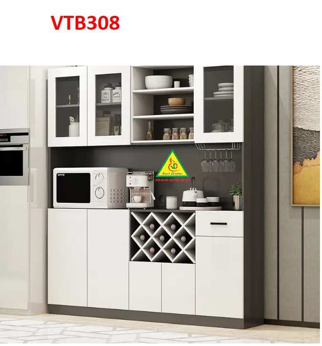 Tủ bếp, tủ nhà bếp VTB308- Nội thất lắp ráp Viendong Adv