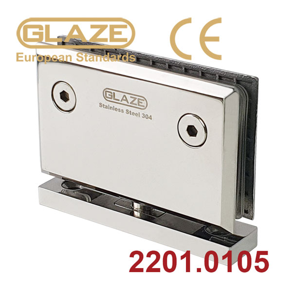 Bản lề xoay GW 360o, vát bầu, Glaze - inox 304 bóng