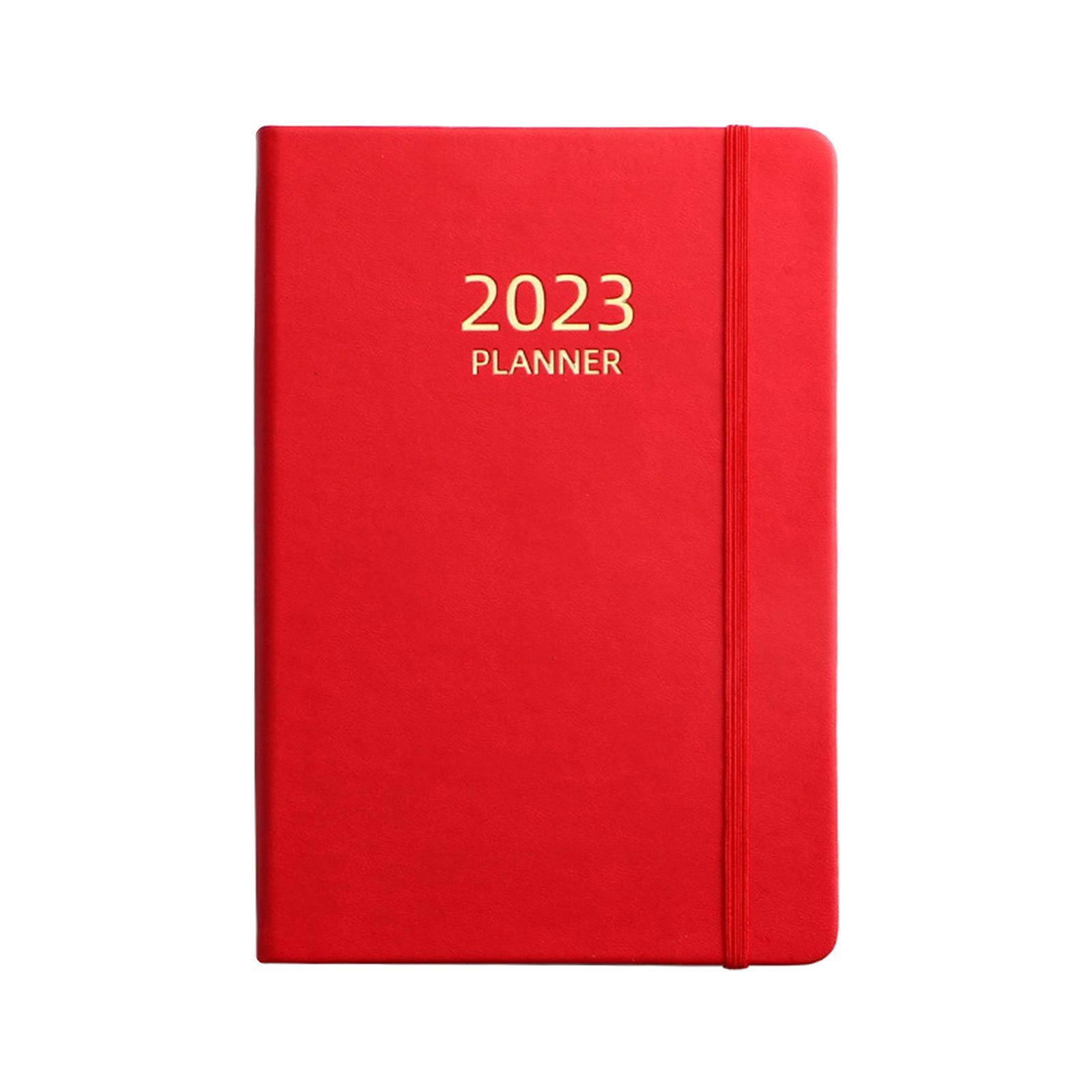 2023 Weekly Planner, Daily Writing Journal 180 Sheets 360 Pages Goal Habit Schedule Monthly Calendar Planner A5 Diary Notebook, for Supplies