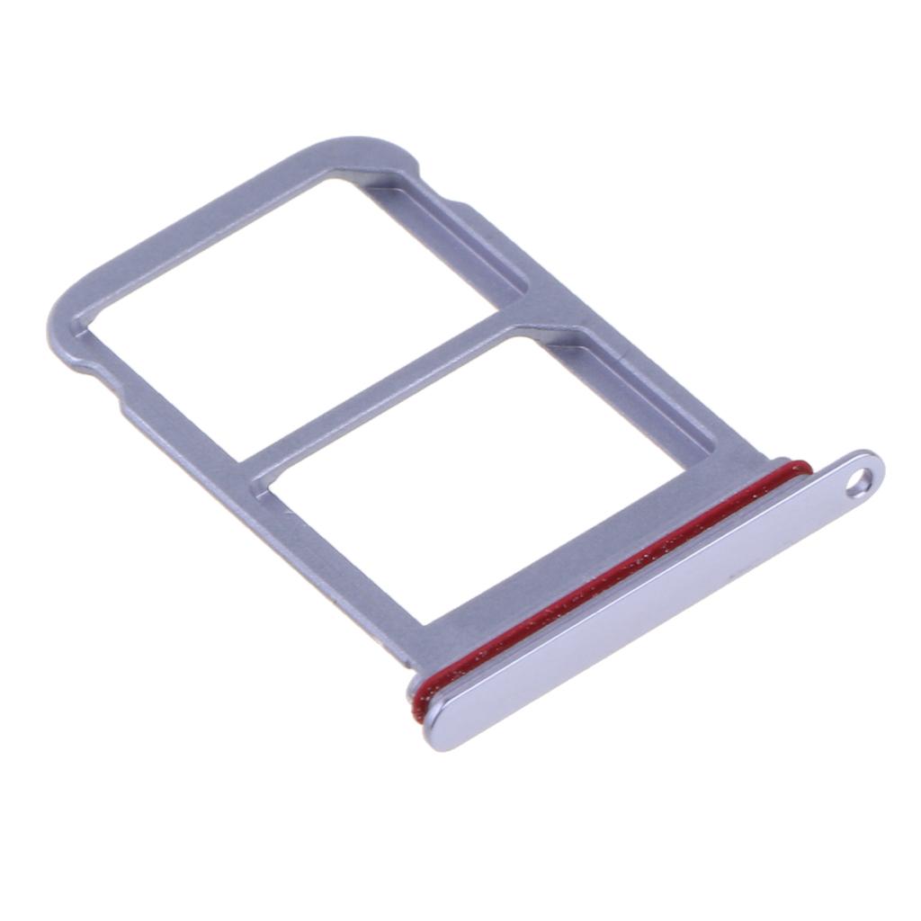2 Pieces Dual SIM Card Slot Holder Tray Adapter Repair for Huawei P20 Pro
