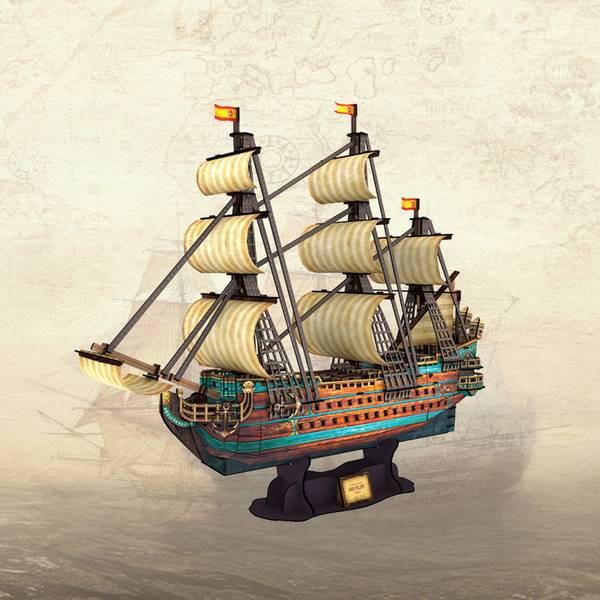 Mô hình giấy 3D - Tàu San Felipe - T4017h