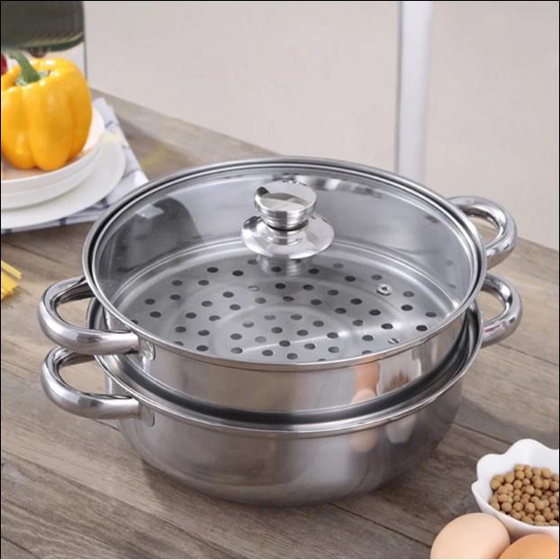 NỒI HẤP INOX 2 TẦNG ĐA NĂNG