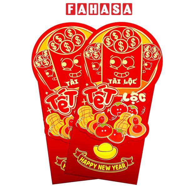Bộ 5 Bao Lì Xì Tết Bính Ngọ 2026 - Futurebook L185 - Tết Tài Lộc