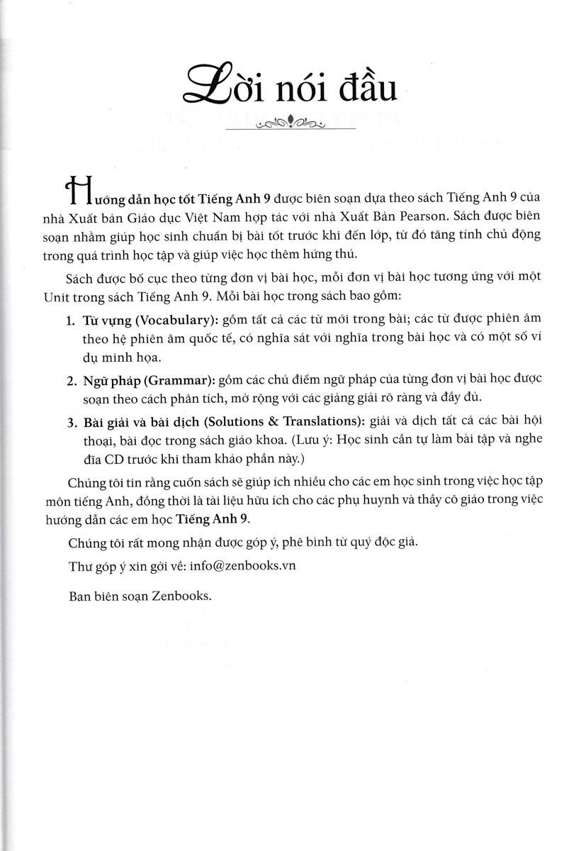 Hướng Dẫn Học Tốt Tiếng Anh 9