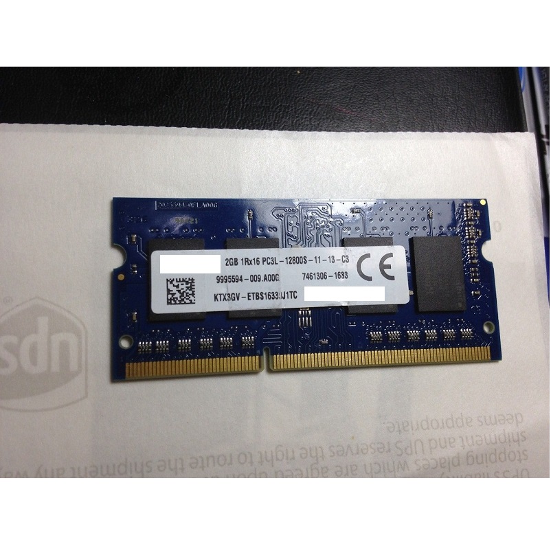 Ram Laptop 2GB DDR3L bus 1600 (12800S) dùng cho laptop
