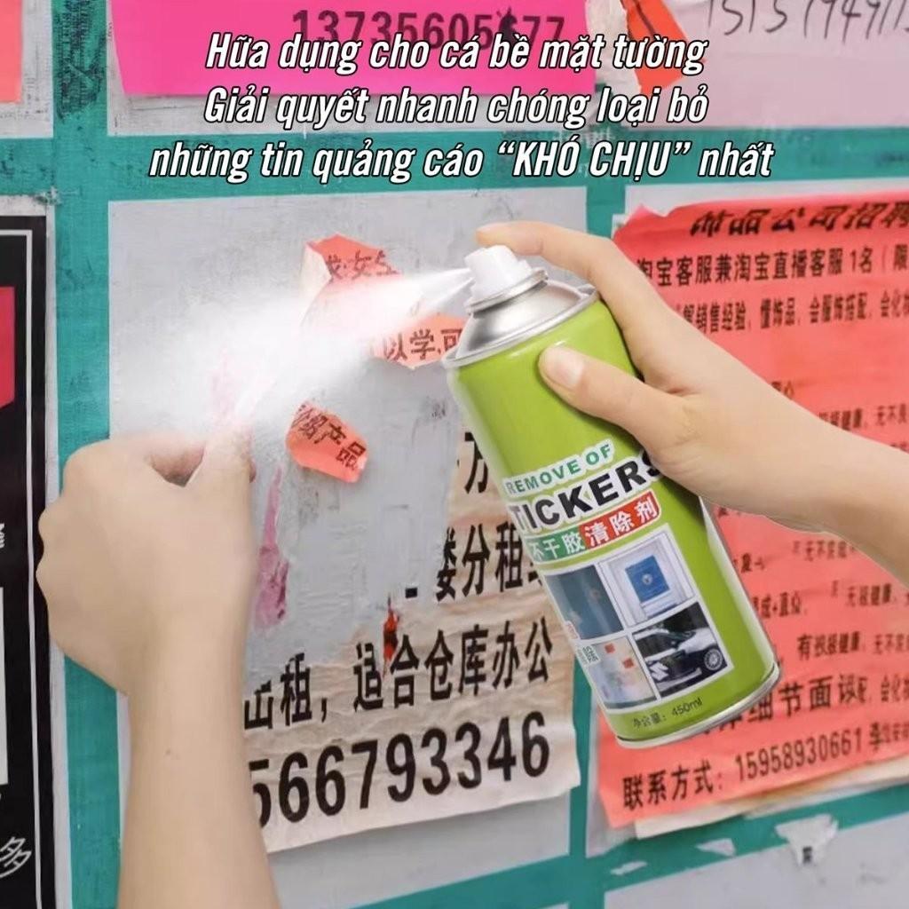 Chai vệ sinh 260ml sơn bám, băng keo trang trí nhà cửa, sticker trẻ con dán bừa bãi cho Gia đình - 250 ml