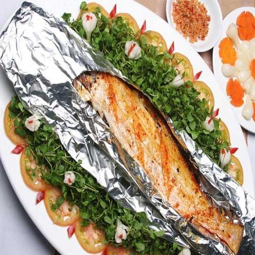 Cuộn Aluminium Foil Giấy Bạc Bọc Thức Ăn Tiện Dụng 5m