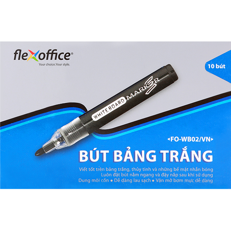 Combo 3 Bút Lông Bảng Flexoffice Fo-Wb02