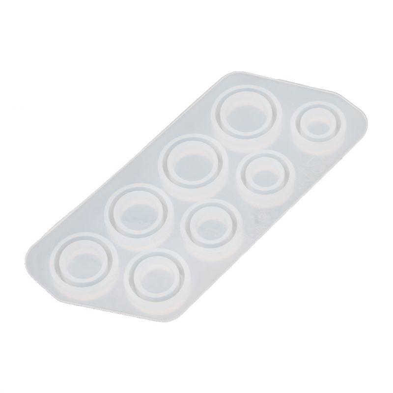Khuôn Resin Bằng Silicon Có 8 Ô Tròn Tiện Lợi