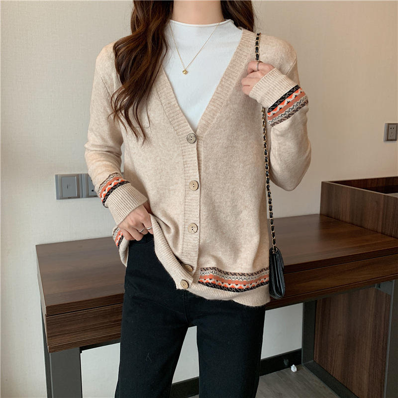 Áo khoác len cardigan nữ dáng ngắn, áo len nữ cổ V phong cách hàn quốc HB36