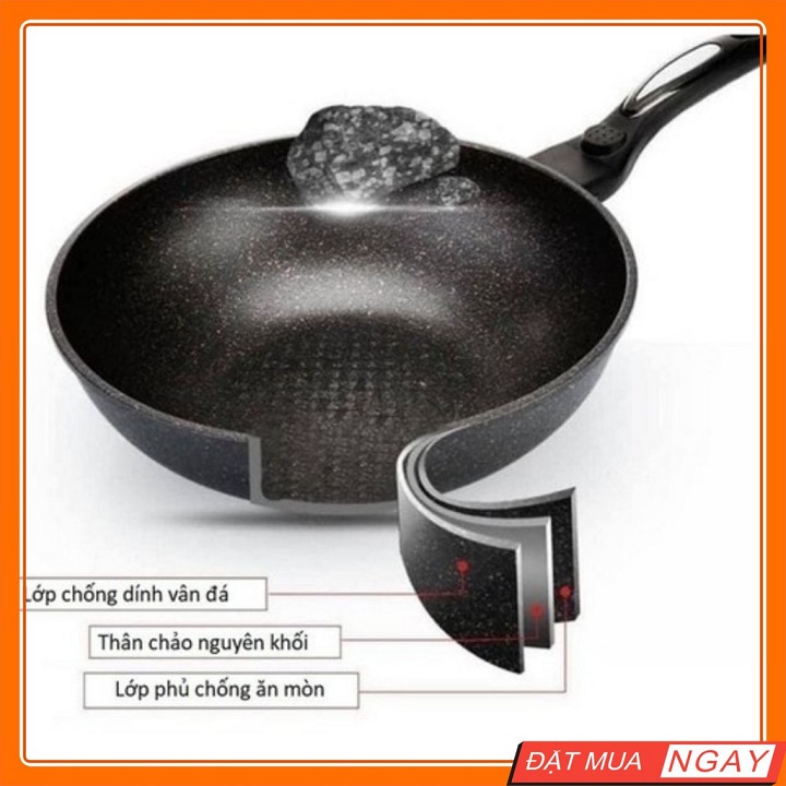 Chảo đá chống dính CookWay sâu lòng, nhập khẩu hàn quốc 30 cm cao cấp