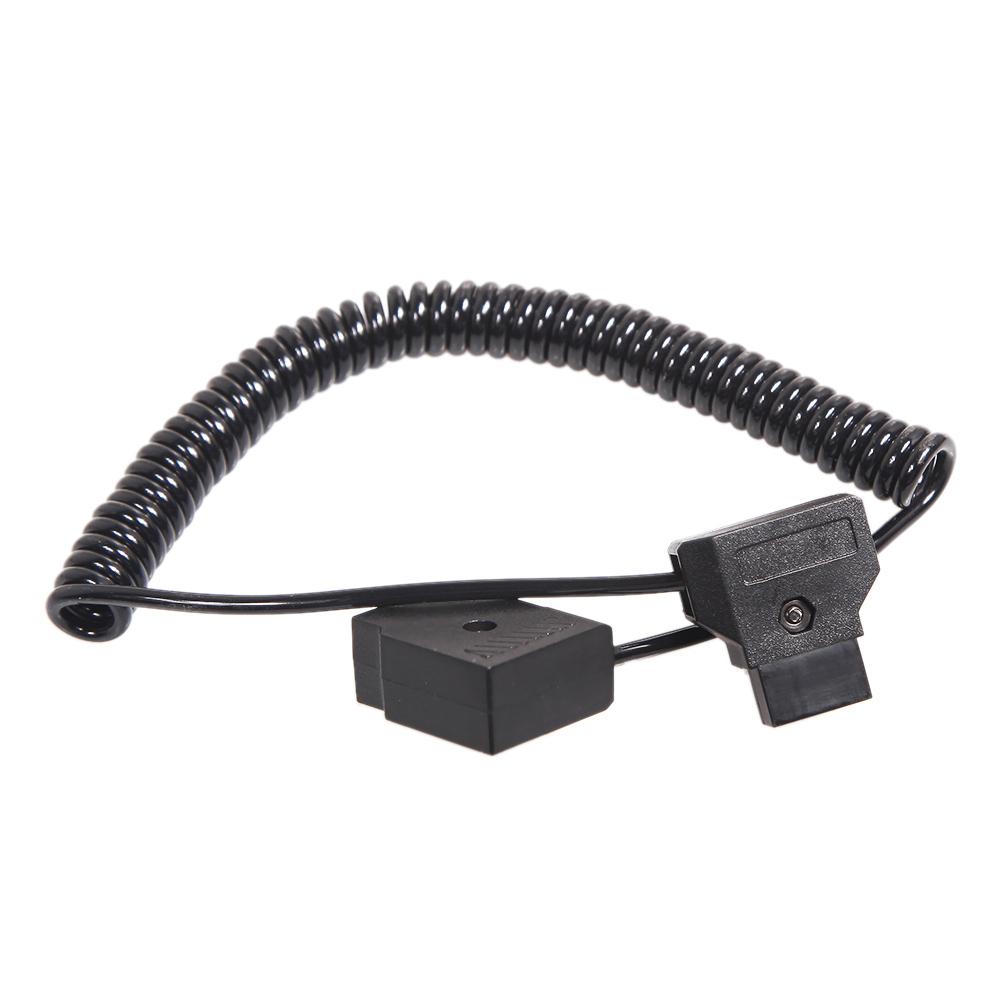 D-TAP 2 Pin Male to Female Extension Adapter Cable for DSLR Rig Anton Bauer Battery V-mount Dtap to DtapElastic Cable