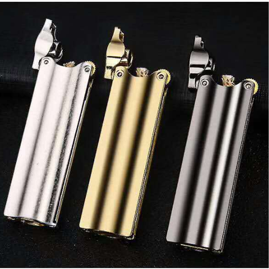 Vỏ Hột Quẹt Bật Lửa Xăng Đá Honest BC 4005 Đẹp Độc Lạ - Dùng Xăng Bấc Đá Cao Cấp