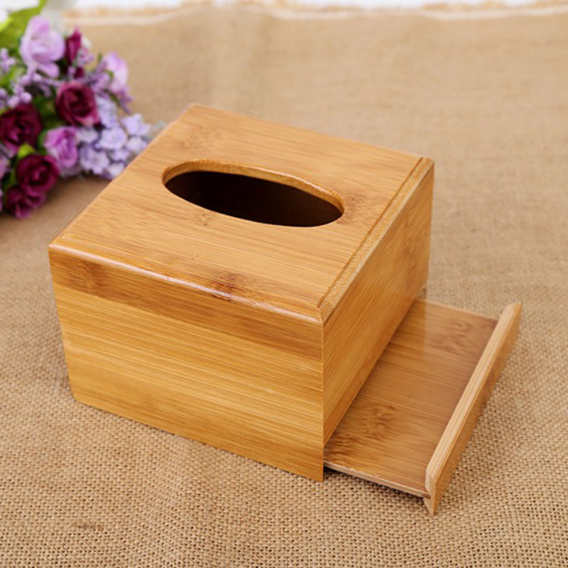 Hộp Đựng Khăn Giấy Chữ Nhật Và Vuông Làm Từ Gỗ Tre Trúc Hàng Việt Nam Sản Xuất - VN Bamboo and Craft