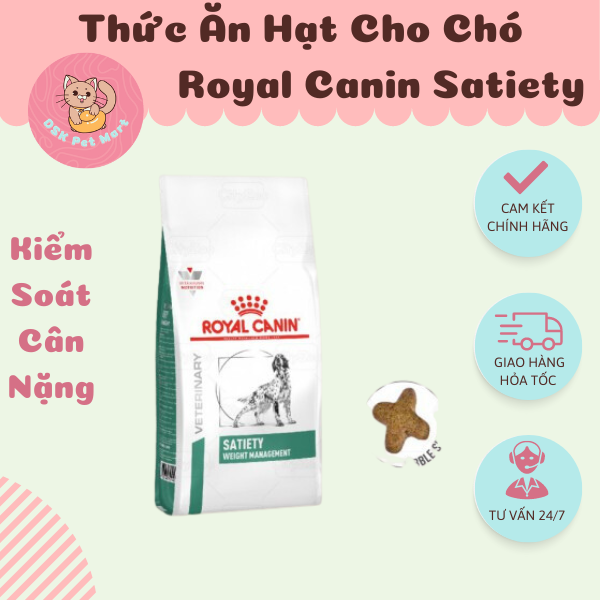 Royal Canin Satiety Canine - Thức Ăn Hạt Kiểm Soát Cân Nặng Cho Chó