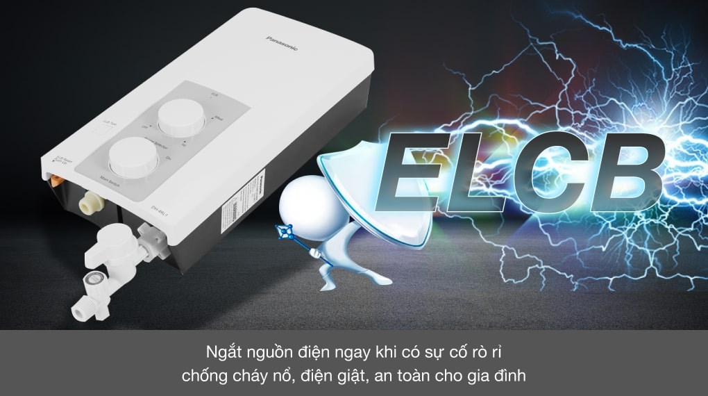 Máy nước nóng trực tiếp Panasonic 4500W DH-4RL1VW - Hàng Chính Hãng - Chỉ Giao TPHCM