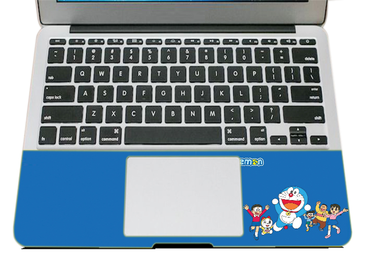 Mẫu Dán Trang Trí Mặt Ngoài + Lót Tay Laptop Hoạt Hình LTHH - 765