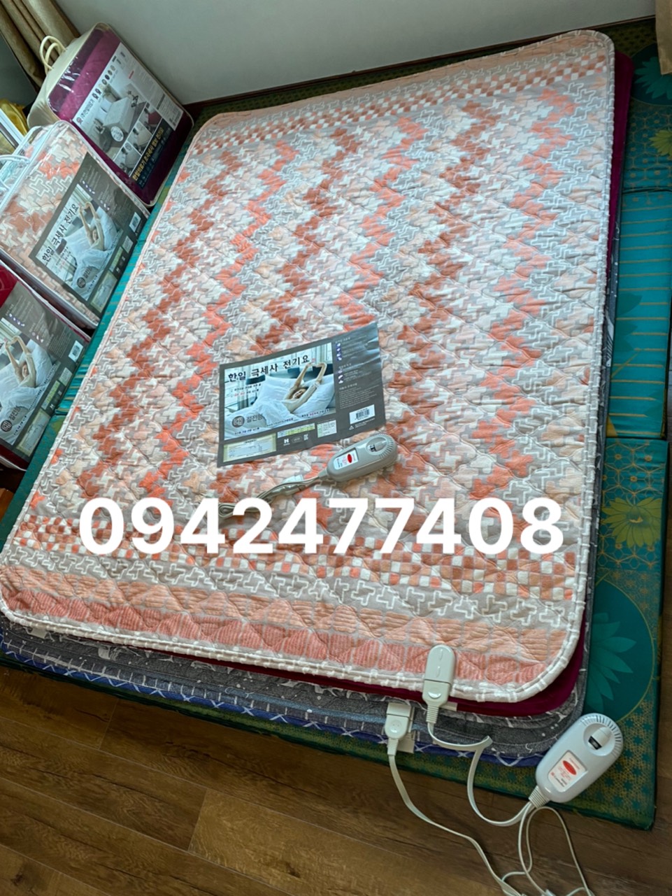 Chăn điện sưởi ấm chất liệu vải nhung