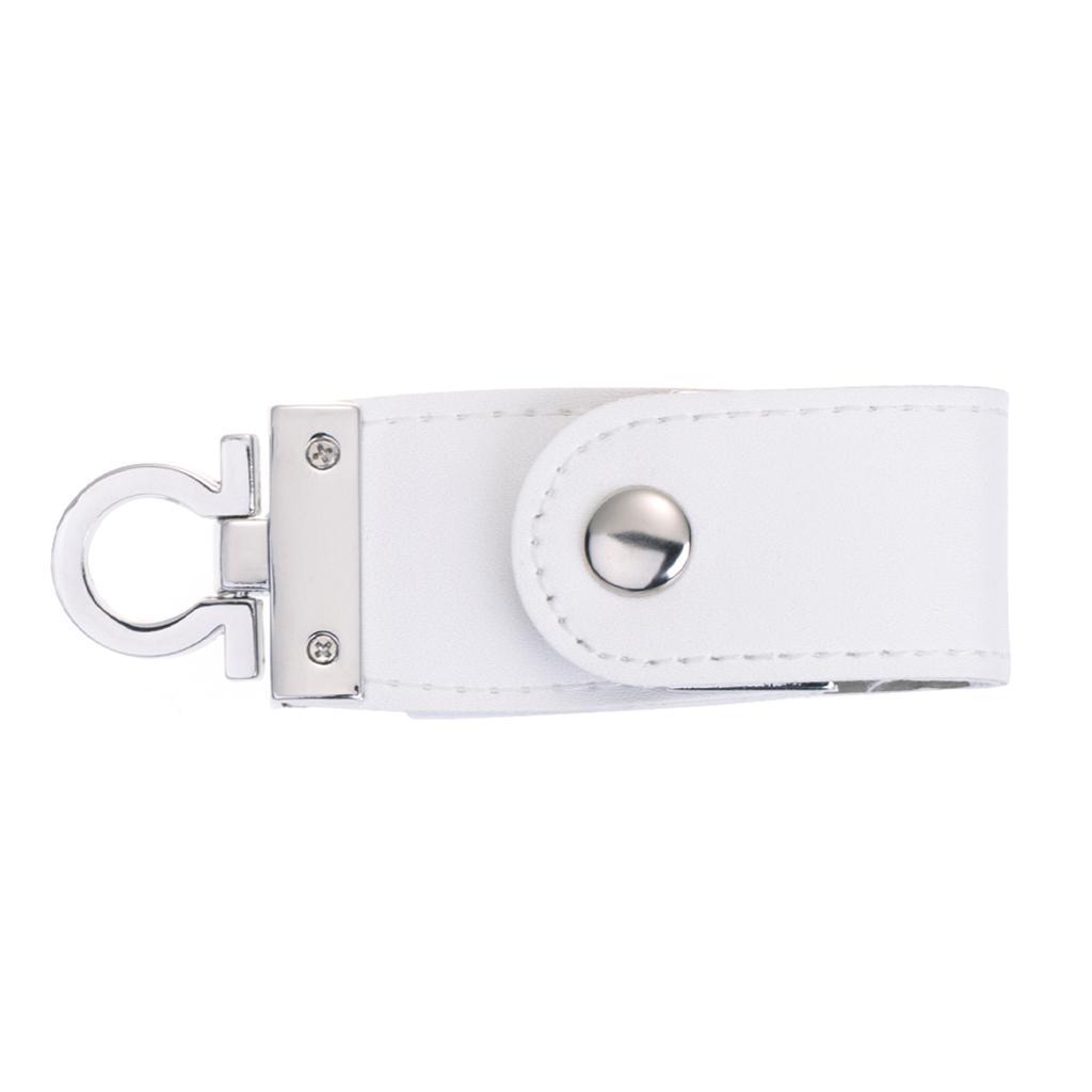 USB 2.0 PU Leather Flash Drive Data Memory Stick for Laptop