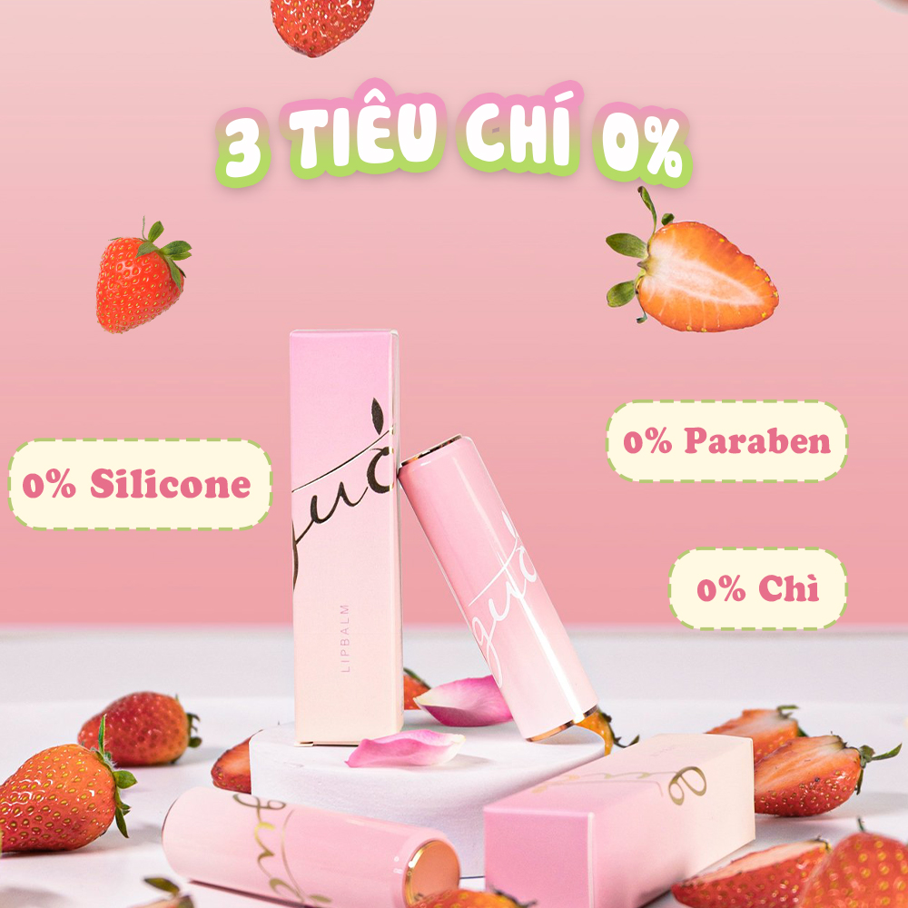 Son Dưỡng Hồng Dâu GUO 5gr - Rose Touch Lip Blam [Dưỡng môi căng mọng thiên nhiên]