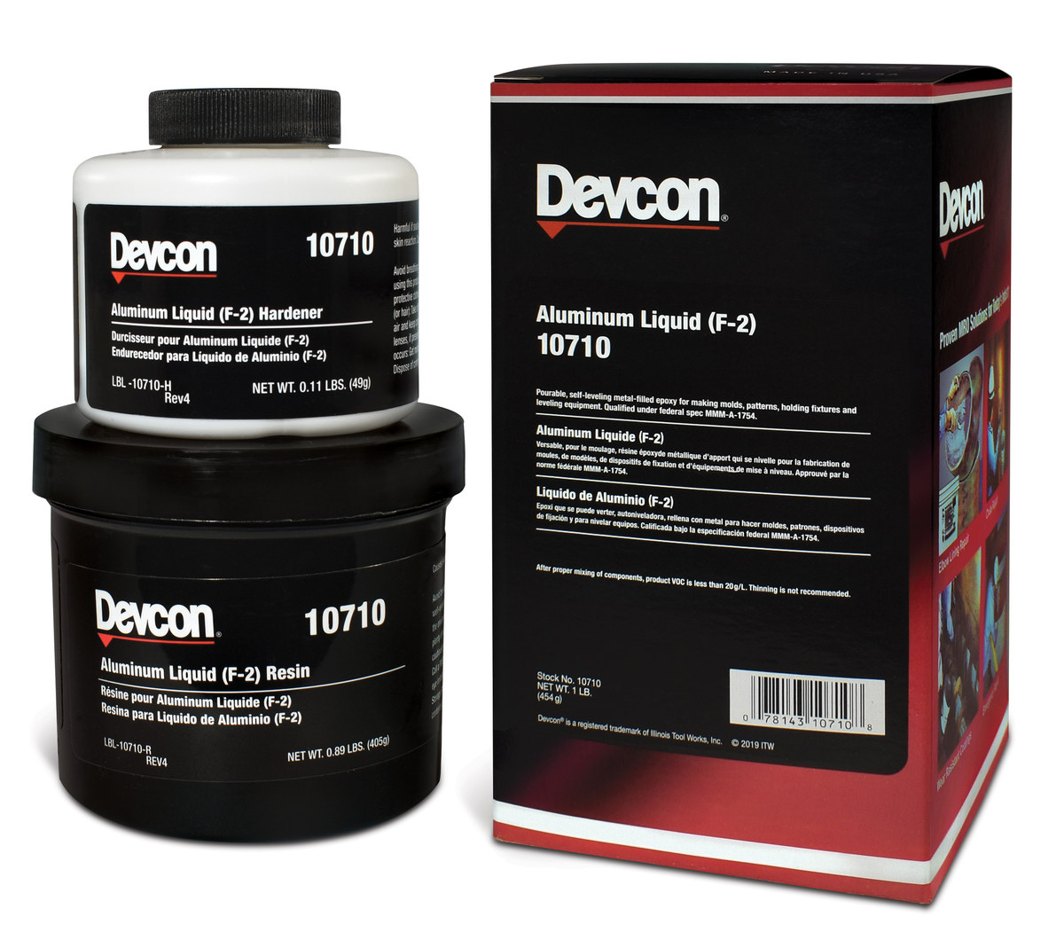 Keo Devcon 10710 Aluminum Liquid (F-2) 1 Lb