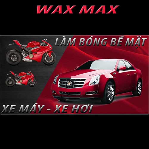 Bình Xịt Đánh Bóng Và Làm Sạch Wax Max, Làm Sạch Nội Thất Ô tô, Chai Vệ Sinh Đồ Da