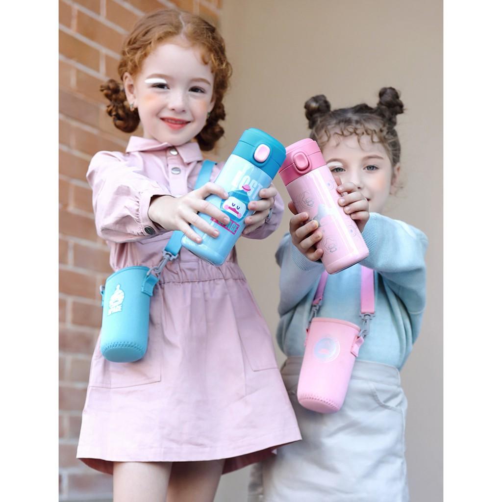 Bình Giữ Nhiệt Cho Bé Có Quai Đeo Vai 360ml