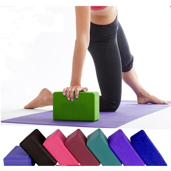 Gạch tập Yoga EVA cao cấp hỗ trợ tập luyện - Yoga Block Tập Pilates Thể Dục Thể Thao Tại Nhà-Gymgng ( 1 Cái )