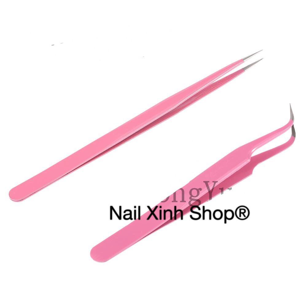 Nhíp gắp đá nail, nhíp gắp mi, dụng cụ nail - mi cao cấp, chuyên dụng nail - mi salon hot 2020