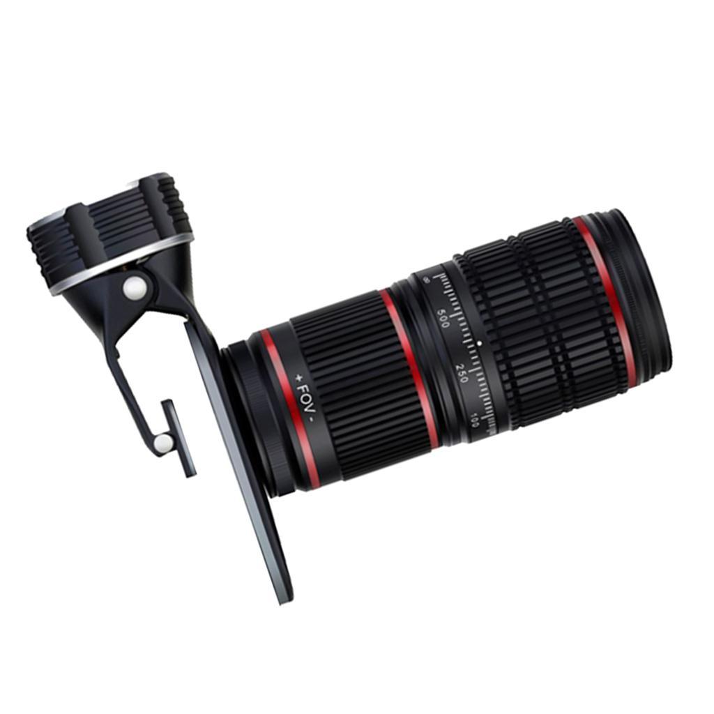 5 in1 12.8x Zoom Ourdoor Hiking Telescope Lens Camera HD for Phone Lenses