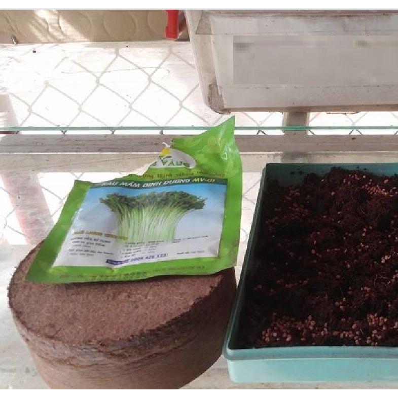 Viên Nén Mụn Dừa Hữu Cơ Trồng Rau, Trồng Cây 1 viên 500gram - KNS229