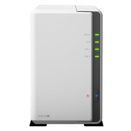 Thiết bị lưu trữ qua mạng - NAS Synology DS218j (Trắng) - Hàng chính hãng