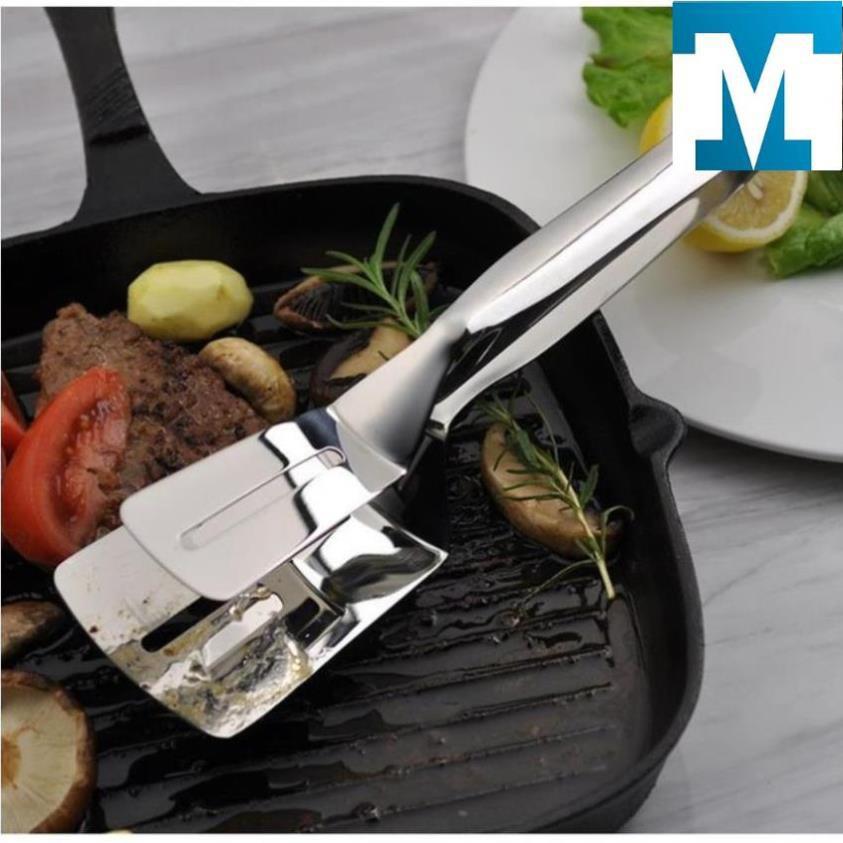 Kẹp gắp thức ăn inox, kẹp chiên, rán thức ăn