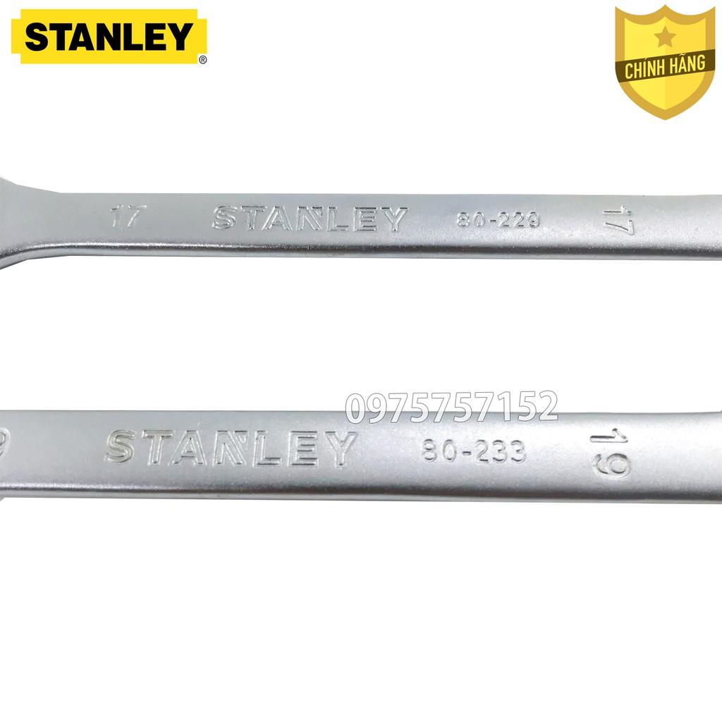 Bộ cờ lê cao cấp STANLEY vòng miệng - đầu tròng 14 chi tiết 8-24mm khay đựng tiện dụng chống va đập - Chính hãng