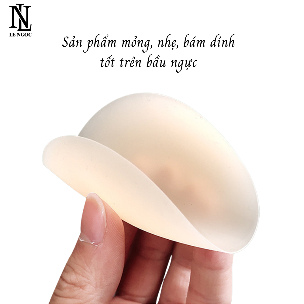 Miếng dán ti, miếng dán ngực tàn hình silicon che đầu ti có thể tái sử dụng nhiều lần- LN009