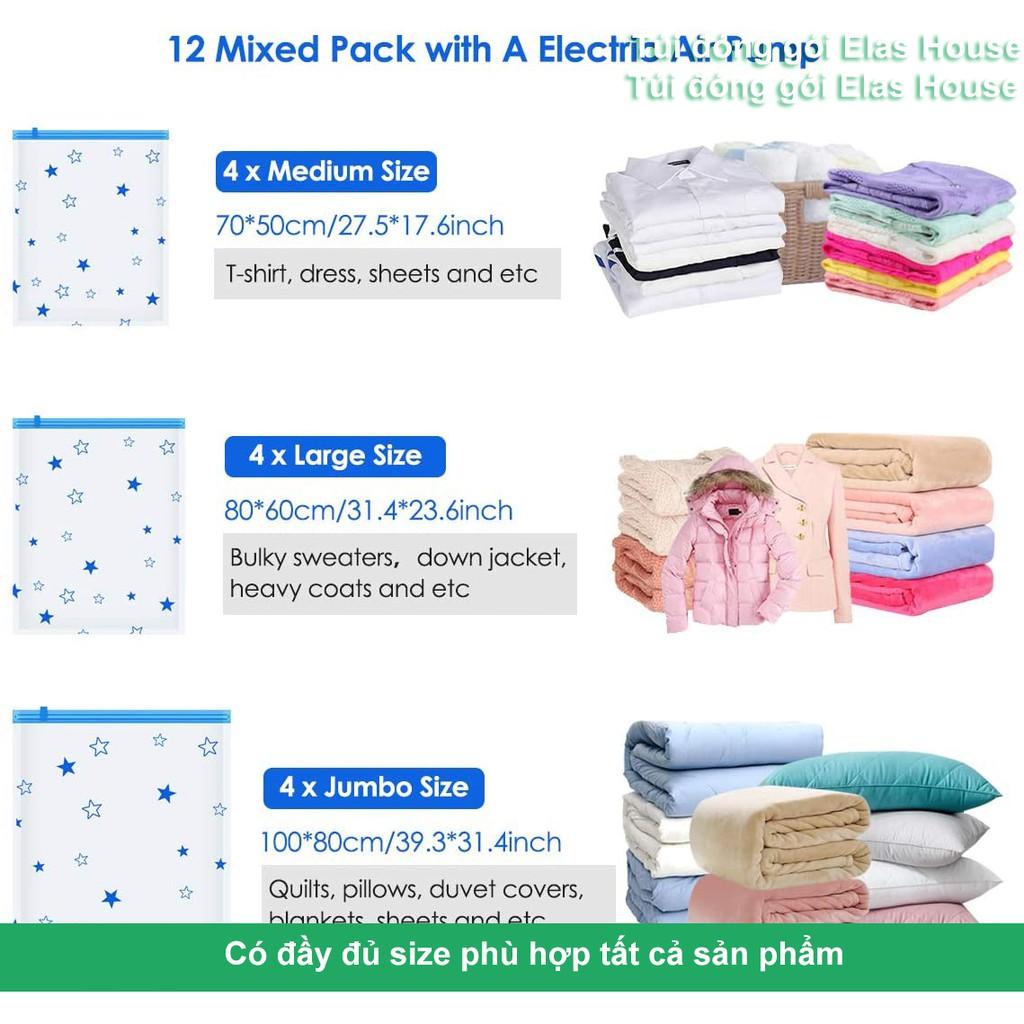 Túi Hút Chân Không Đựng Chăn,Quần Áo Chống Bụi Tiện Lợi