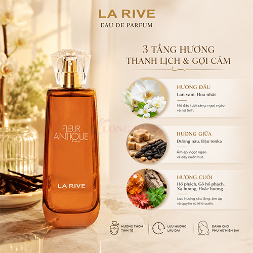 Nước hoa La Rive Fleur Antique EDP (90ml) - Hàng chính hãng