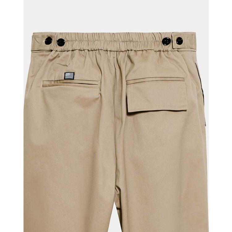 Quần âu nam SSSTUTTER vải khaki đứng form kèm chun lưng sau điều chỉnh BEHIND PANTS