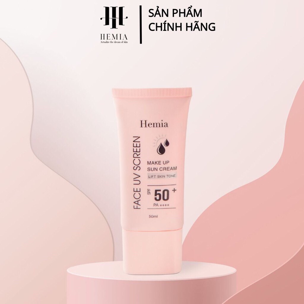 Kem Chống Nắng Dưỡng Trắng Chống Lão Hoá & Kiềm Dầu Hemia Hàn Quốc
