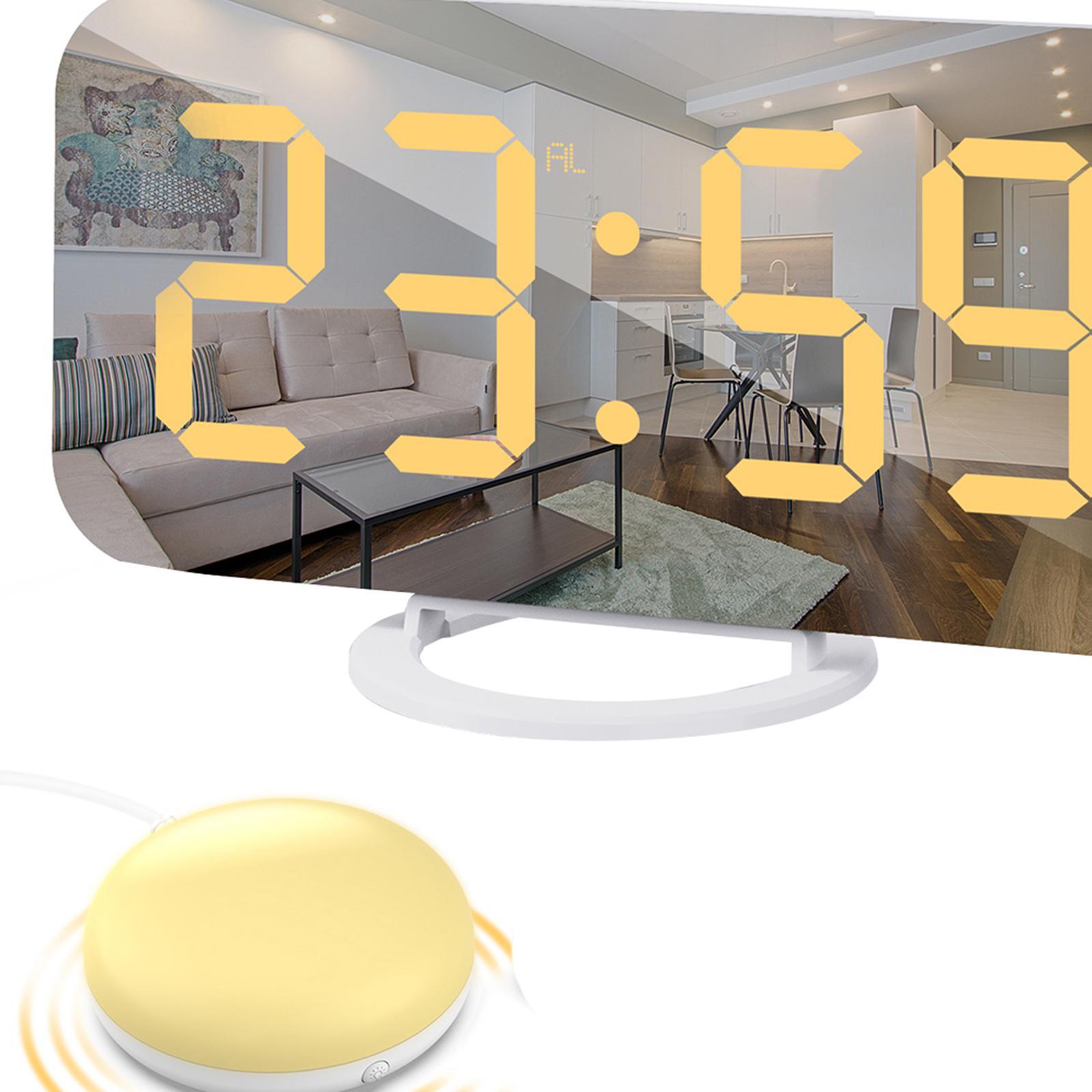 Vibrating Clock Desk Clocks Large Number Digital Clock LED Clock