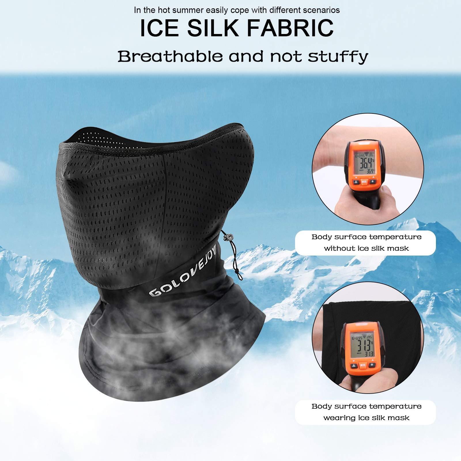 Mặt nạ cổ làm mát mùa hè, chống bụi / tia cực tím thoáng khí