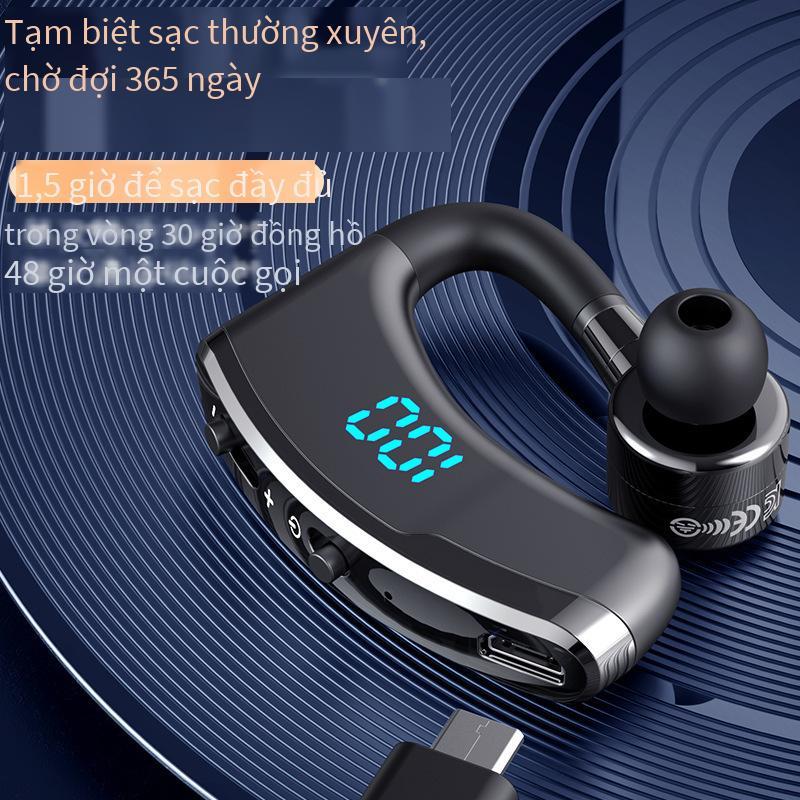 Giao hàng nhanh mẫu riêng mới V9 màn hình kỹ thuật số tai nghe bluetooth không dây tai nghe trò chơi độ trễ thấp treo tai tai nghe kinh doanh thời gian chờ siêu dài