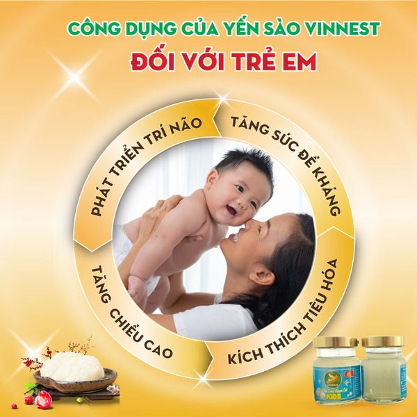 Hộp Nước Yến Sào Đường Phèn Vinnest Kids