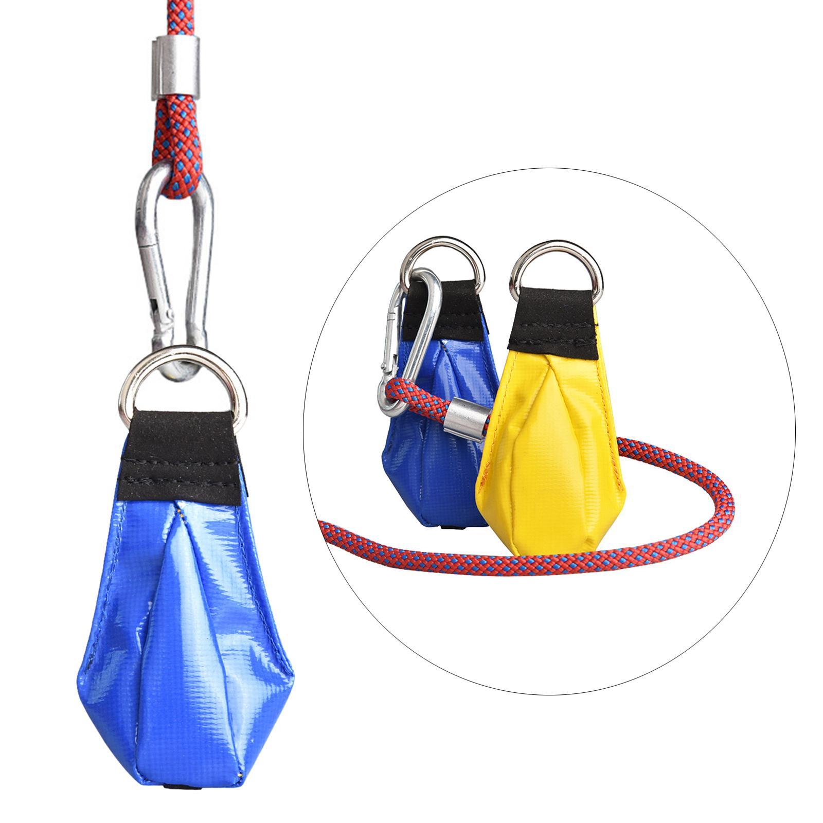 Climbing Rock Throw Weight Bag Working Throwing Rope Pouch Arborist Blue