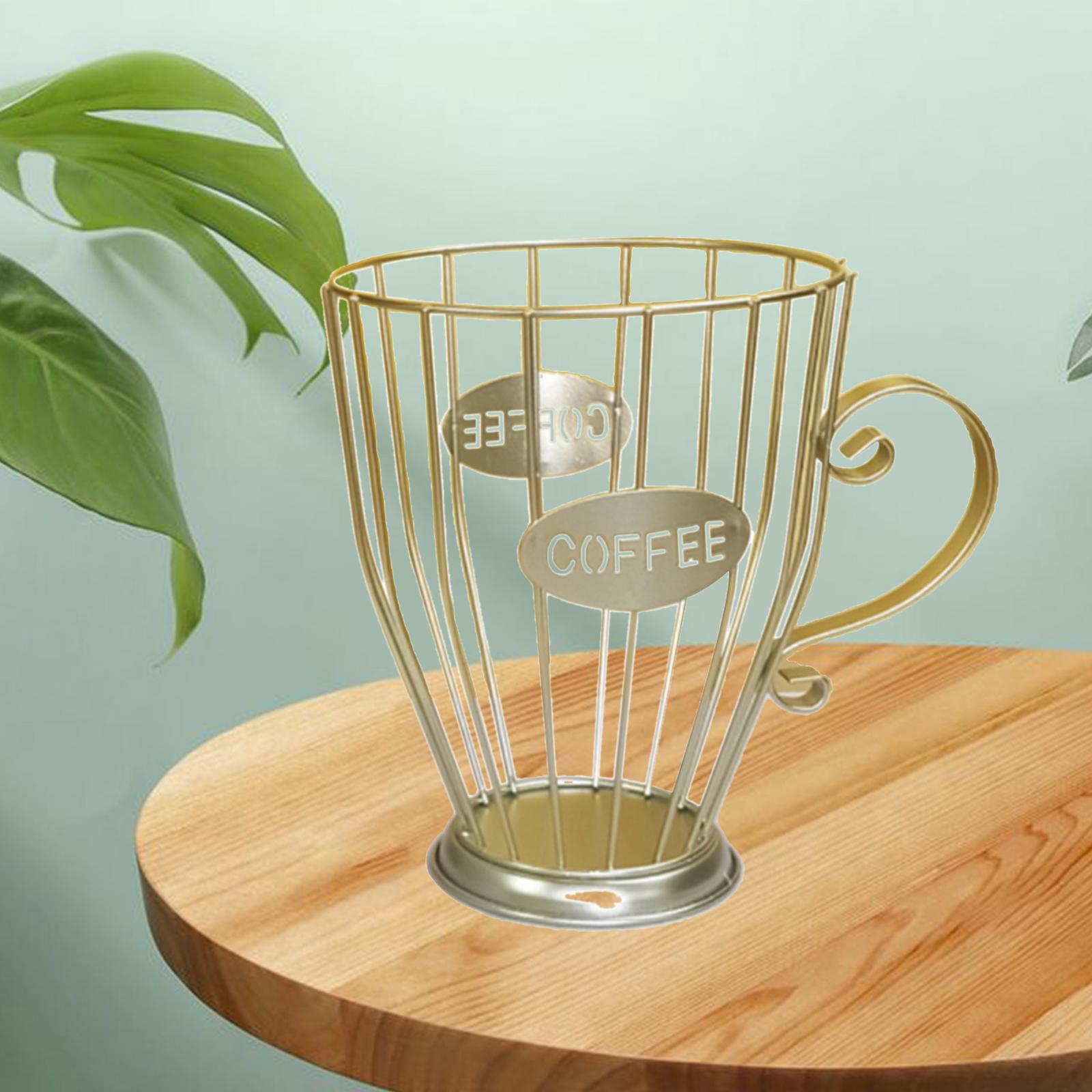 2x Kitchen Coffee Capsule Storage Basket Holder Home Kitchen Organizer