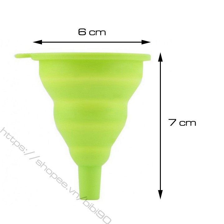 Phễu silicon gấp gọn tiện lợi