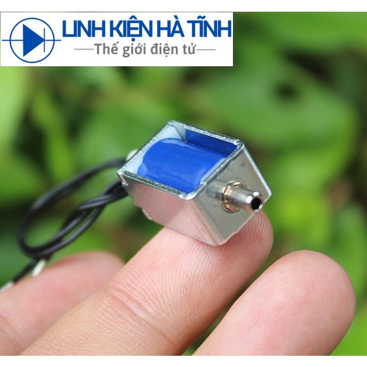 Van nước điện tử mini van khí DC12V thường đóng van thông hơi điện van tưới nước van điện từ