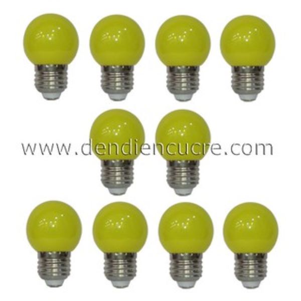 Combo 10 Bóng Đèn Led búp chanh 3W vàng
